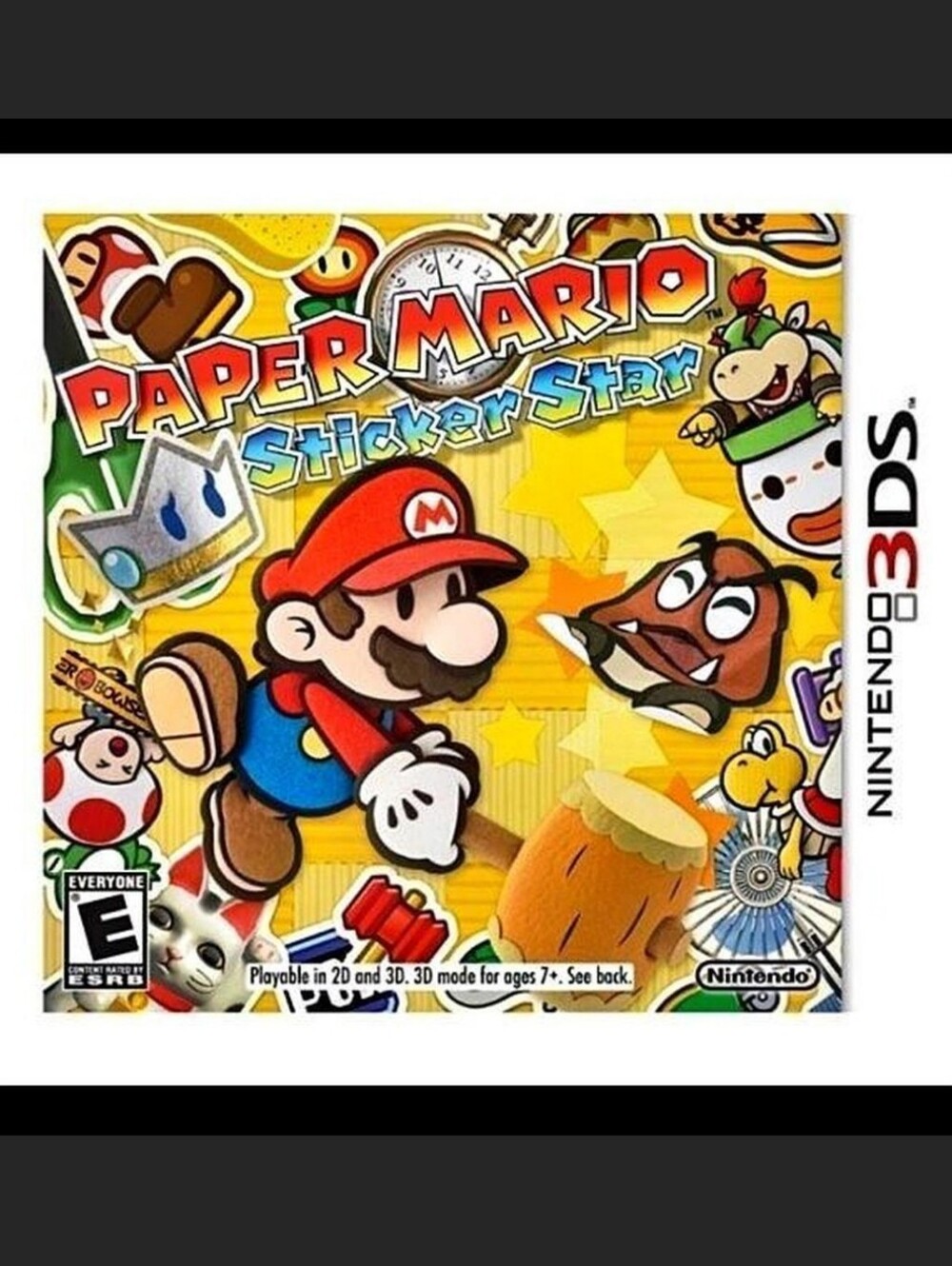 Paper Mario Sticker Star Game Paper Mario 3DS Game Nintendo 3DS Mario Star